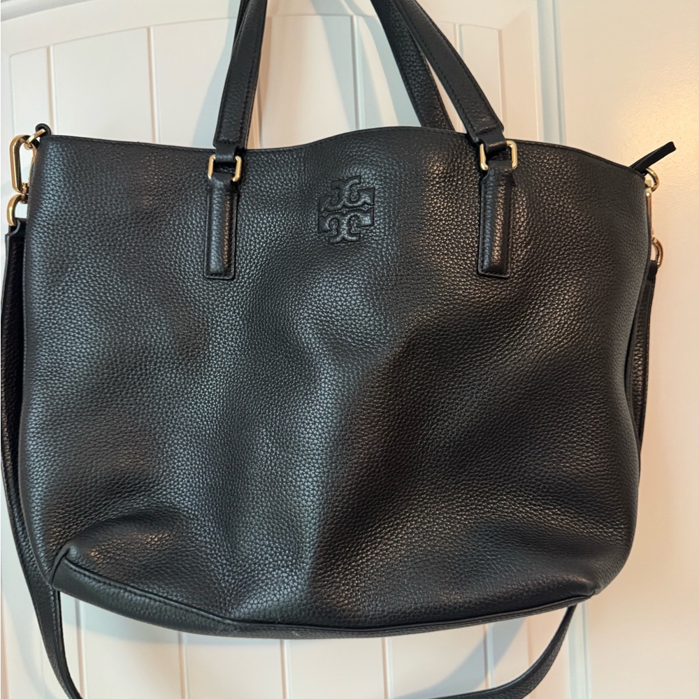 Classic Tory Burch Leather Tote